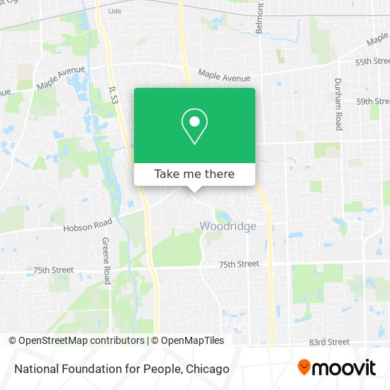 National Foundation for People map