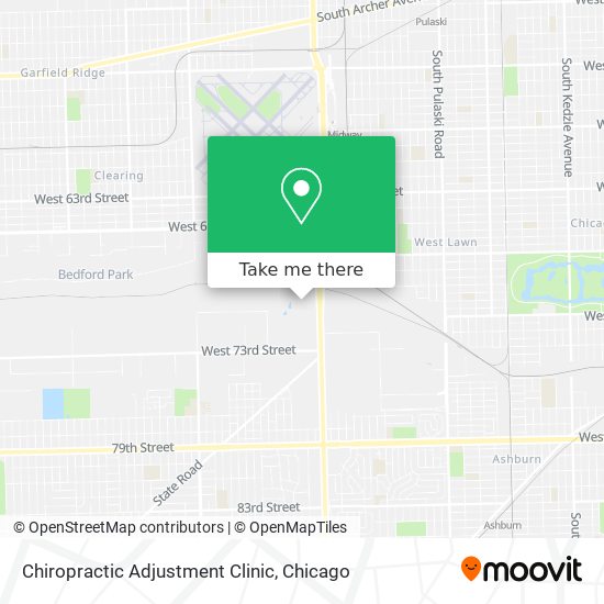 Chiropractic Adjustment Clinic map