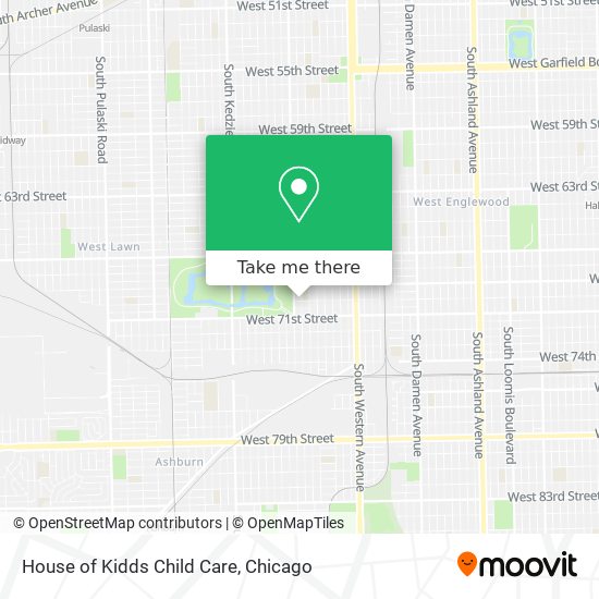 House of Kidds Child Care map