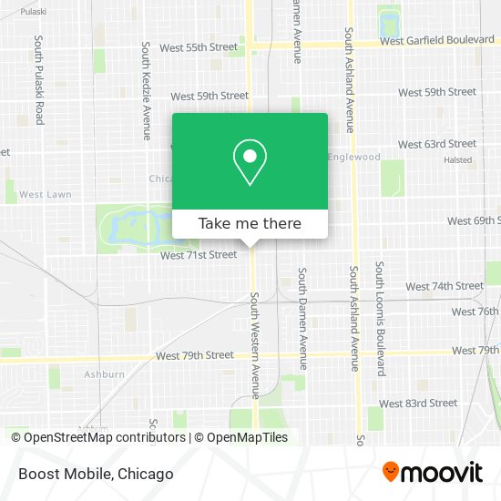 Boost Mobile map