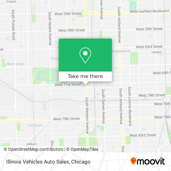 Mapa de Illinois Vehicles Auto Sales