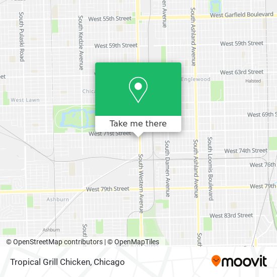 Tropical Grill Chicken map