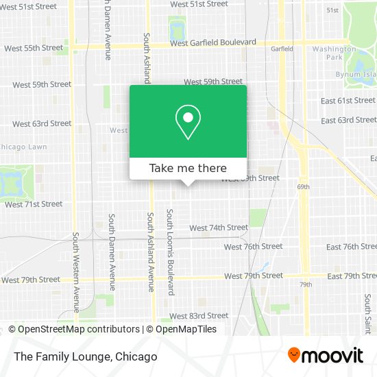 The Family Lounge map