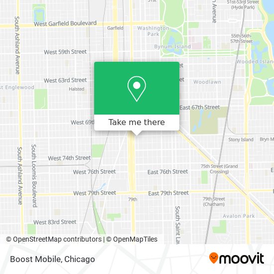 Boost Mobile map