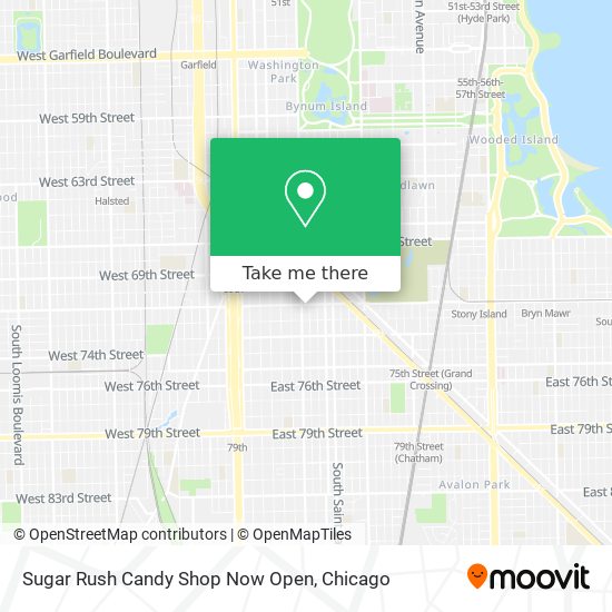 Mapa de Sugar Rush Candy Shop Now Open