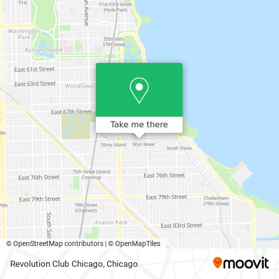 Revolution Club Chicago map