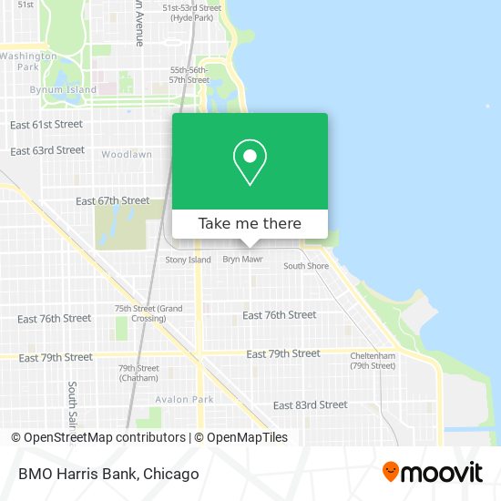 BMO Harris Bank map