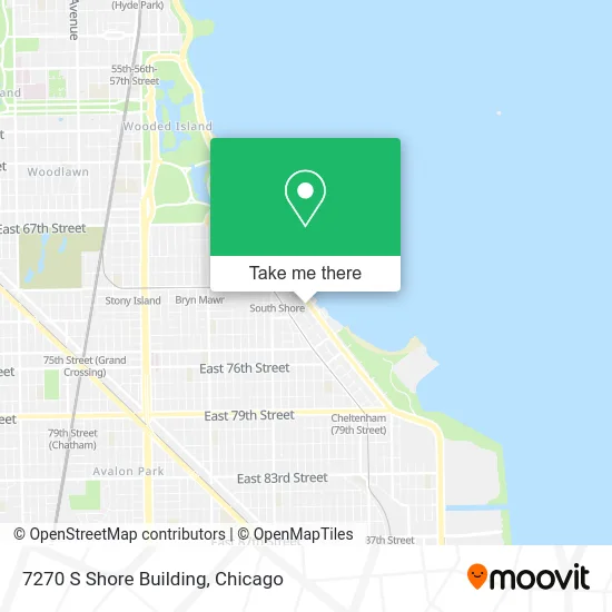7270 S Shore Building map