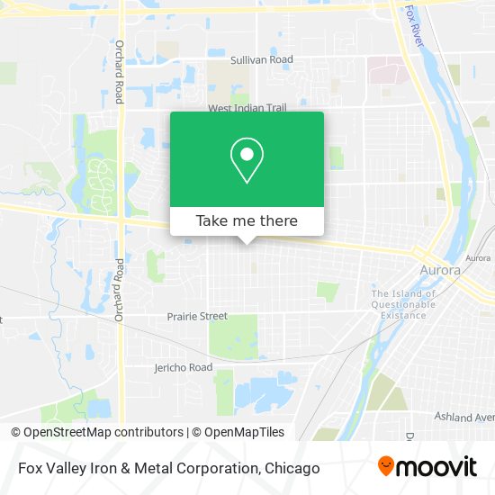 Fox Valley Iron & Metal Corporation map