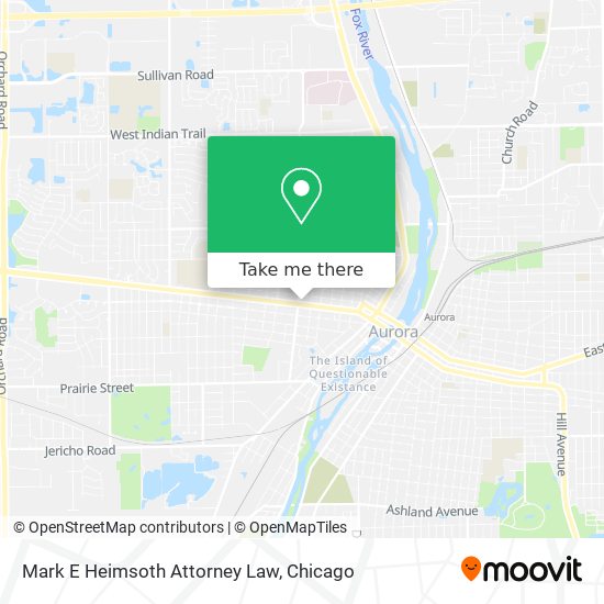 Mark E Heimsoth Attorney Law map