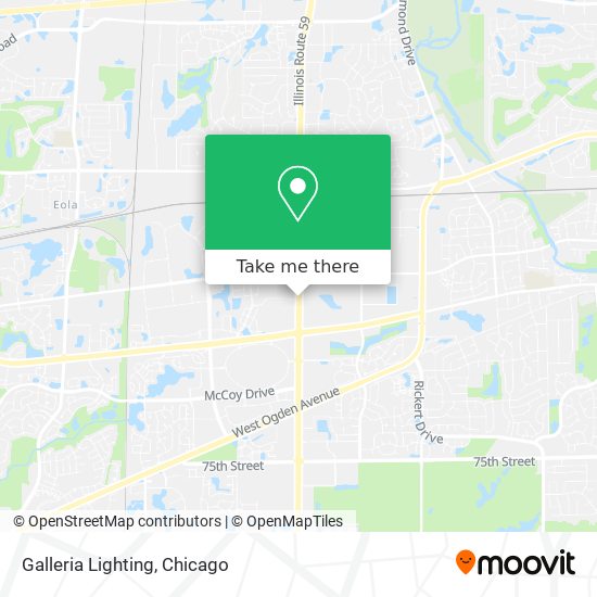 Galleria Lighting map