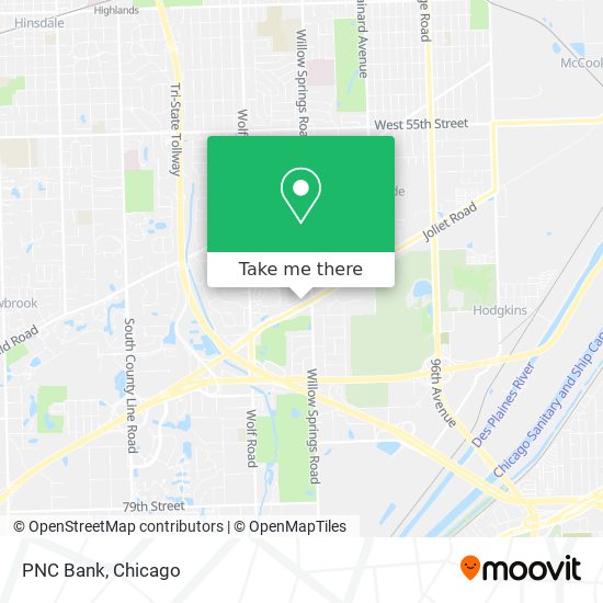 PNC Bank map