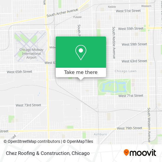 Chez Roofing & Construction map