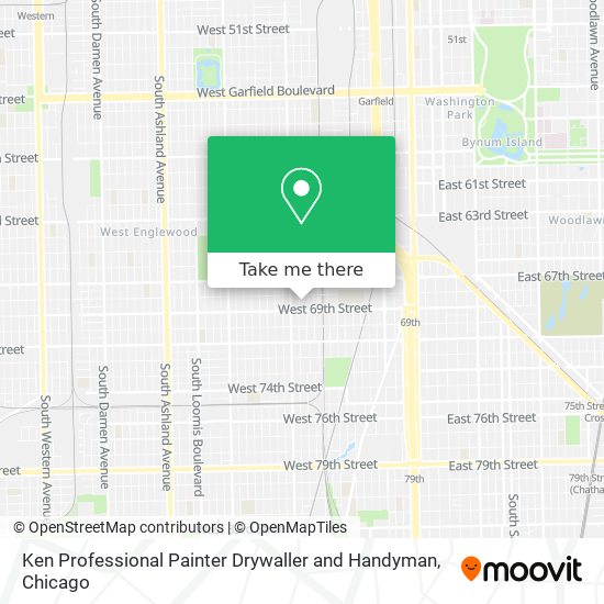 Ken Professional Painter Drywaller and Handyman map