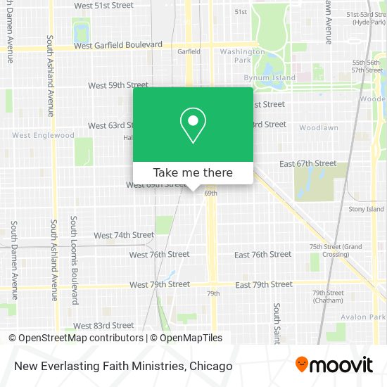 New Everlasting Faith Ministries map