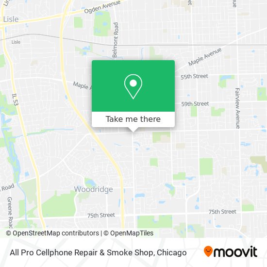 All Pro Cellphone Repair & Smoke Shop map