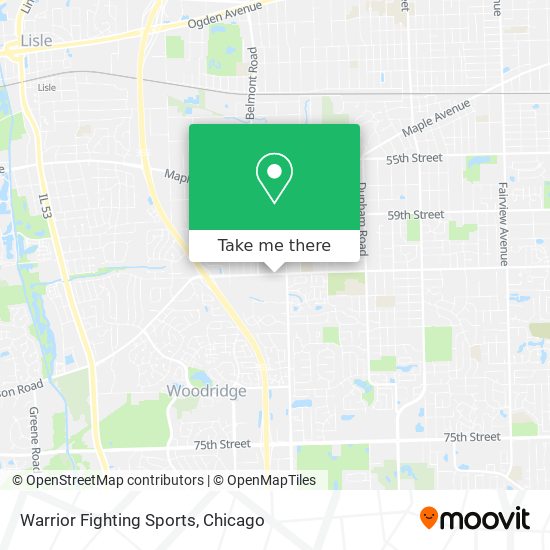 Warrior Fighting Sports map