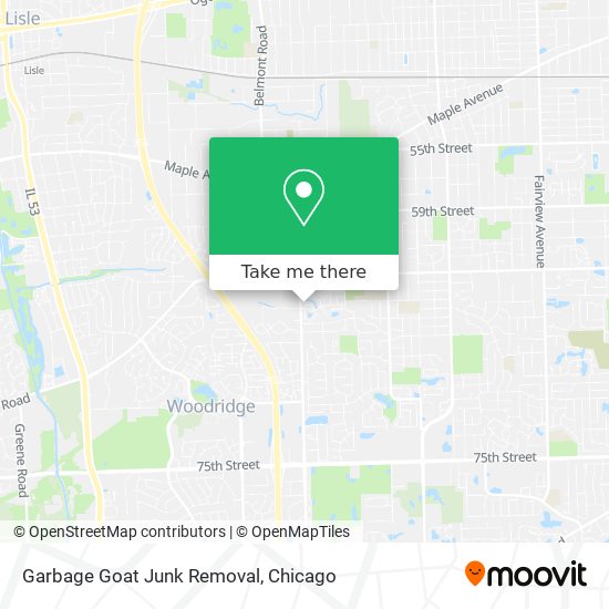 Garbage Goat Junk Removal map
