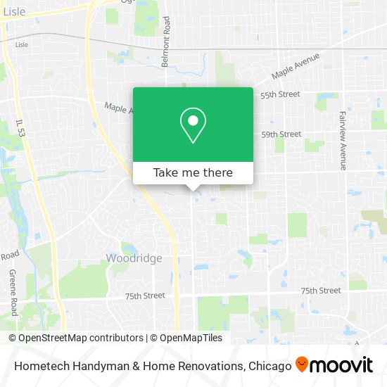 Mapa de Hometech Handyman & Home Renovations