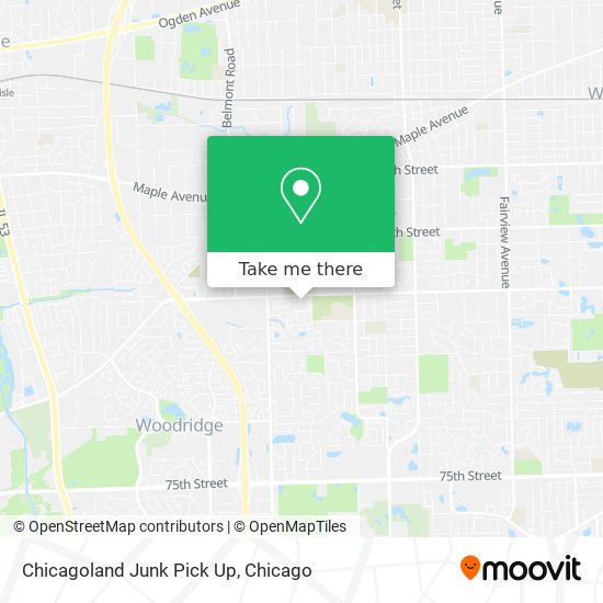 Chicagoland Junk Pick Up map
