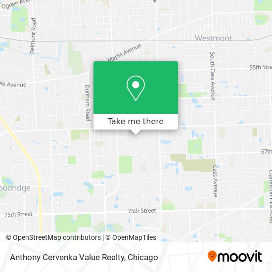 Mapa de Anthony Cervenka Value Realty