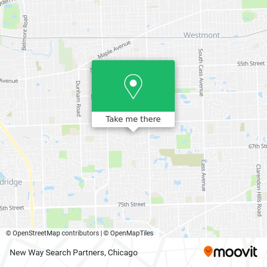 New Way Search Partners map