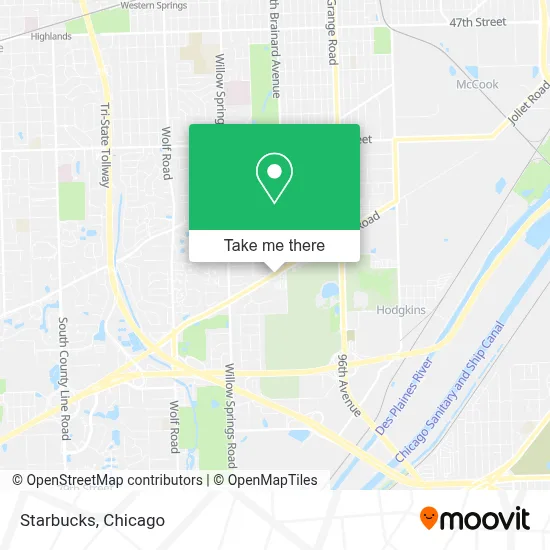 Starbucks map