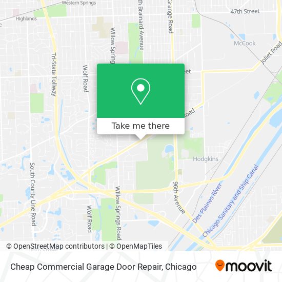 Mapa de Cheap Commercial Garage Door Repair