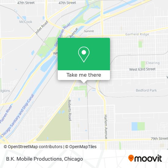 B.K. Mobile Productions map