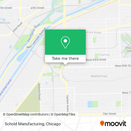 Mapa de Schold Manufacturing