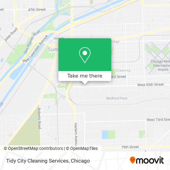Tidy City Cleaning Services map