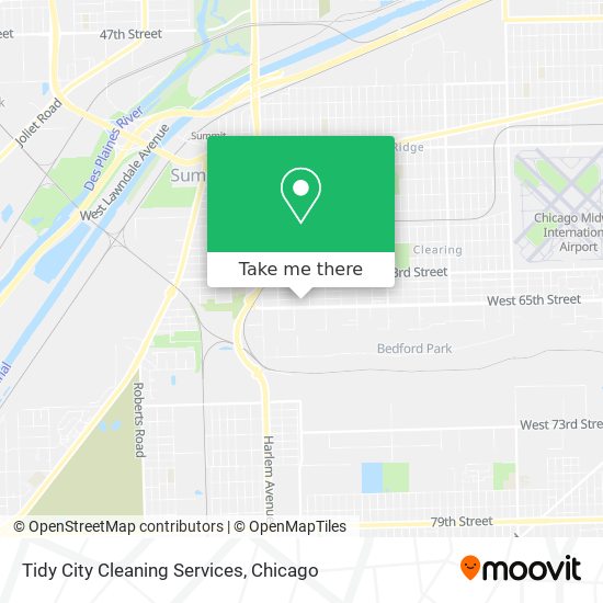 Mapa de Tidy City Cleaning Services