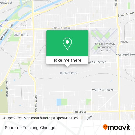 Supreme Trucking map