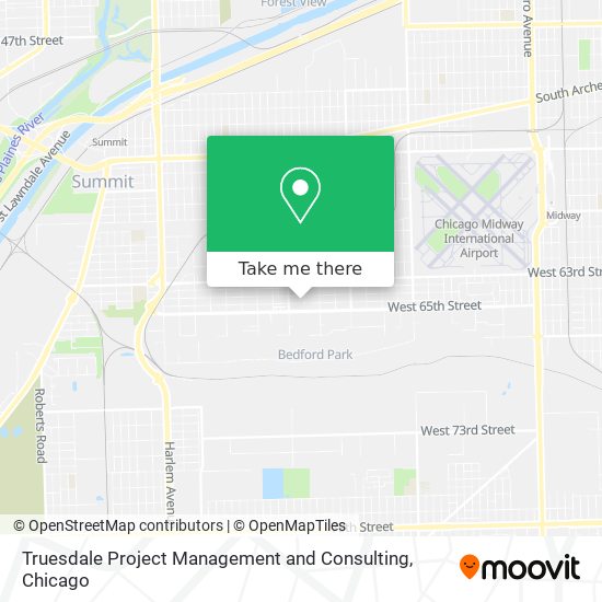 Truesdale Project Management and Consulting map
