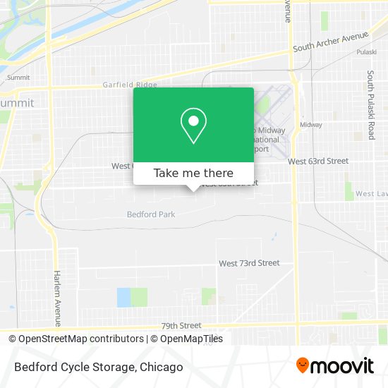 Mapa de Bedford Cycle Storage