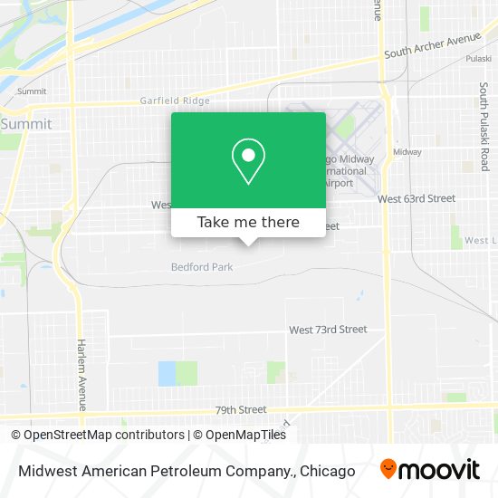 Midwest American Petroleum Company. map