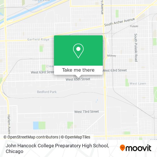 Mapa de John Hancock College Preparatory High School