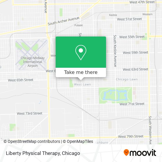 Liberty Physical Therapy map