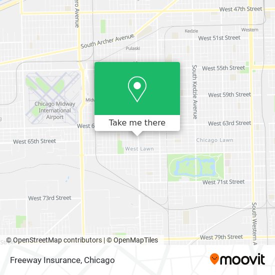 Freeway Insurance map