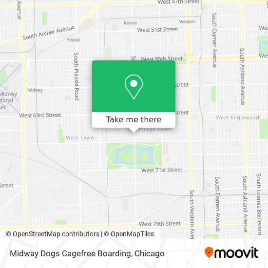 Midway Dogs Cagefree Boarding map