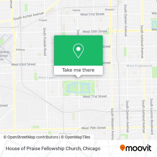 House of Praise Fellowship Church map