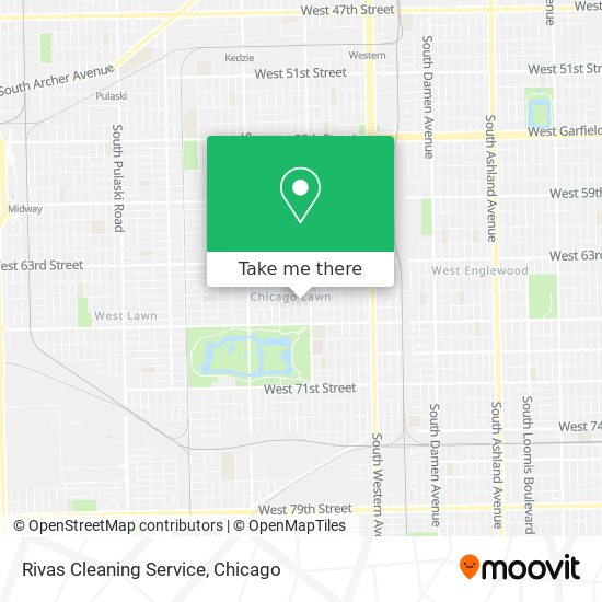 Rivas Cleaning Service map