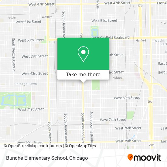 Mapa de Bunche Elementary School