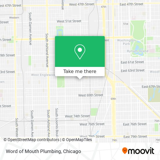 Word of Mouth Plumbing map