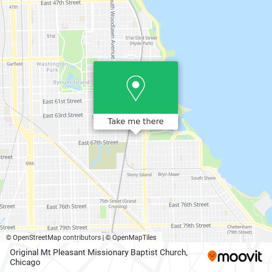 Mapa de Original Mt Pleasant Missionary Baptist Church