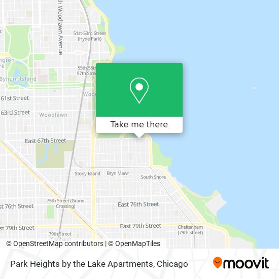 Park Heights by the Lake Apartments map