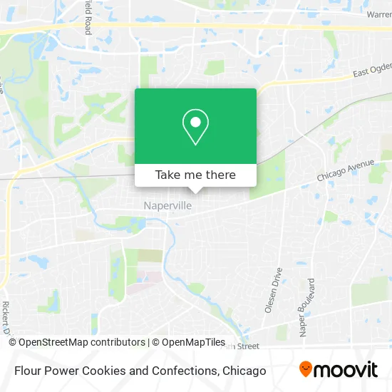 Flour Power Cookies and Confections map