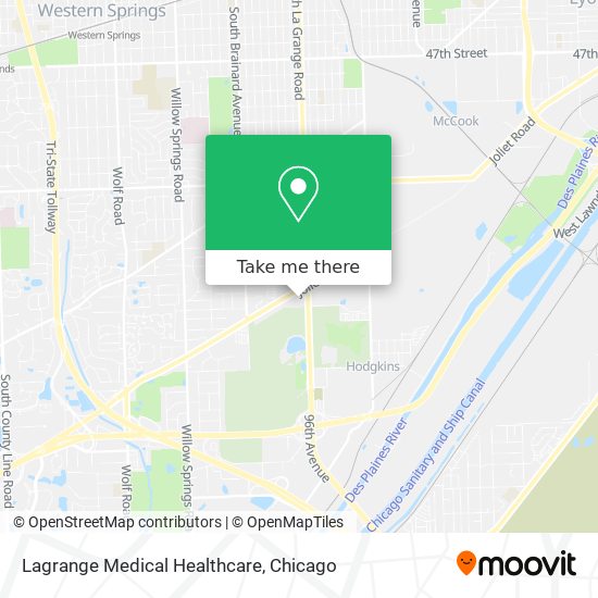 Mapa de Lagrange Medical Healthcare