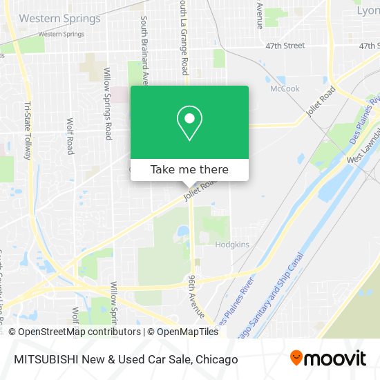 MITSUBISHI New & Used Car Sale map