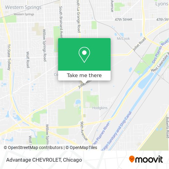 Advantage CHEVROLET map